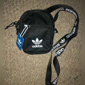 Black adidas cross body bag